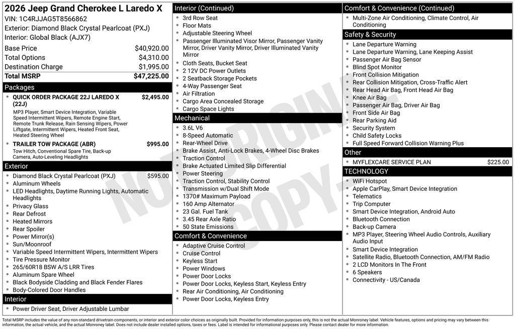 2026 Jeep Grand Cherokee L Laredo